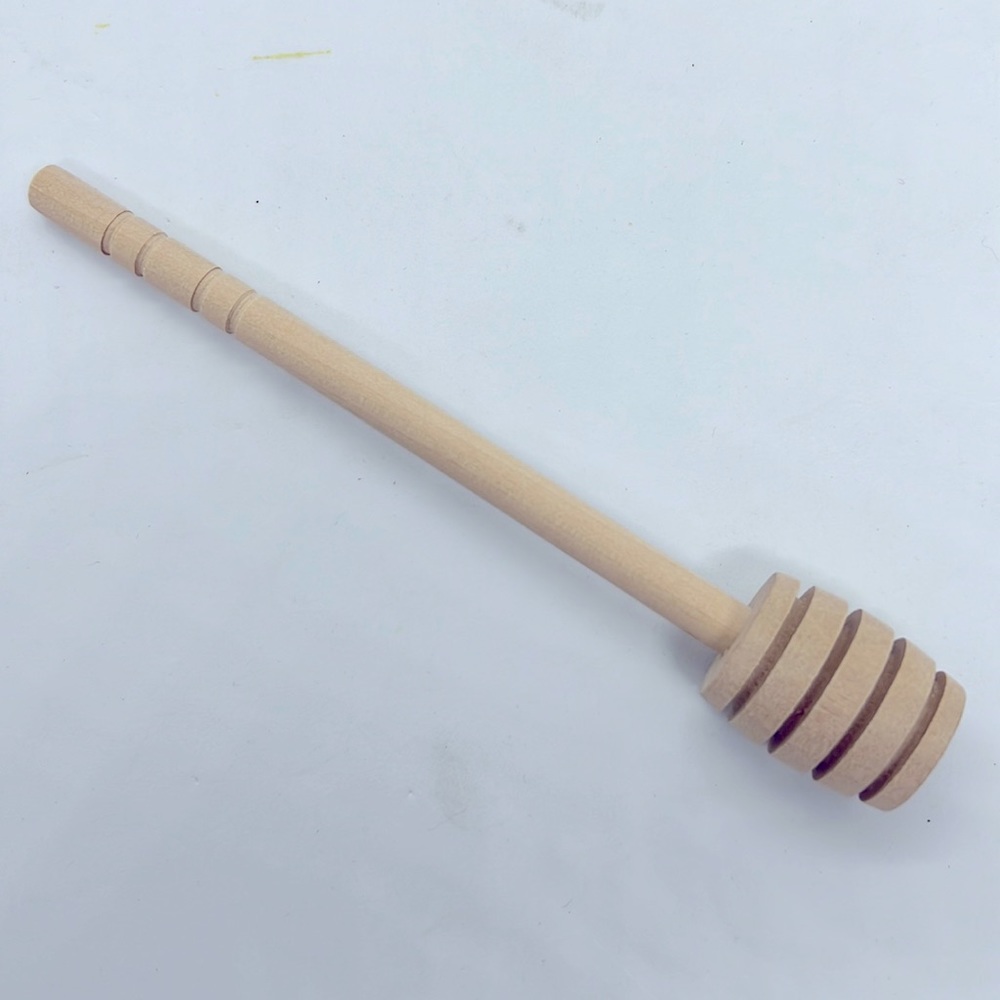 Honey Dipper 6” Wooden Jam Wood Honey Stick
